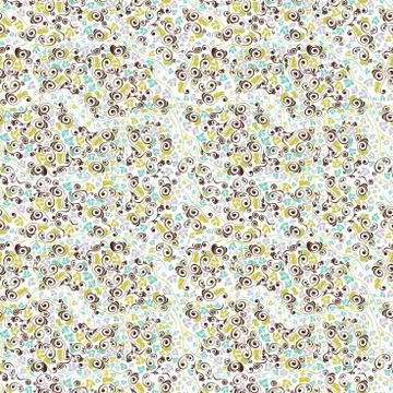 Seamless delicate ornament Stock Illustration