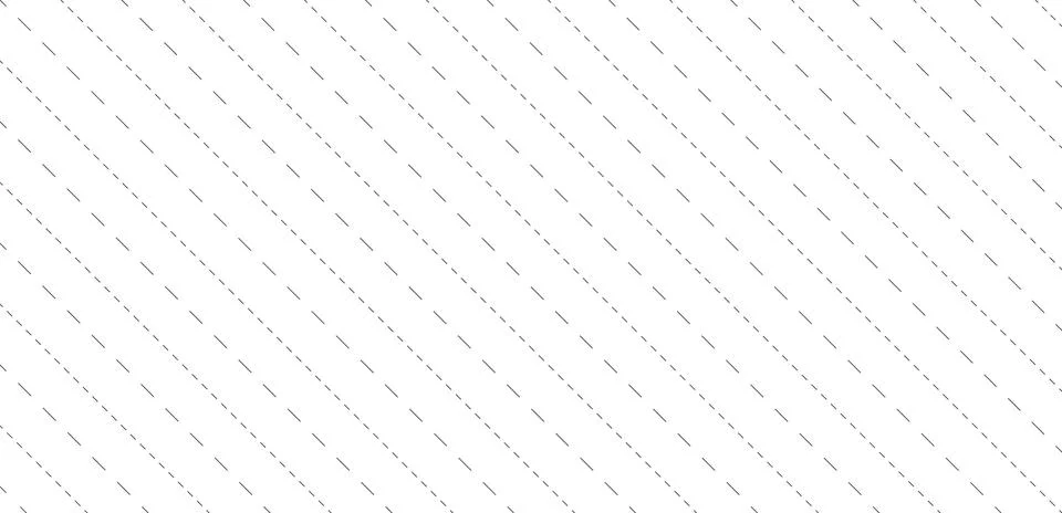 Seamless dense diagonal dash line pattern background. Stock Illustration