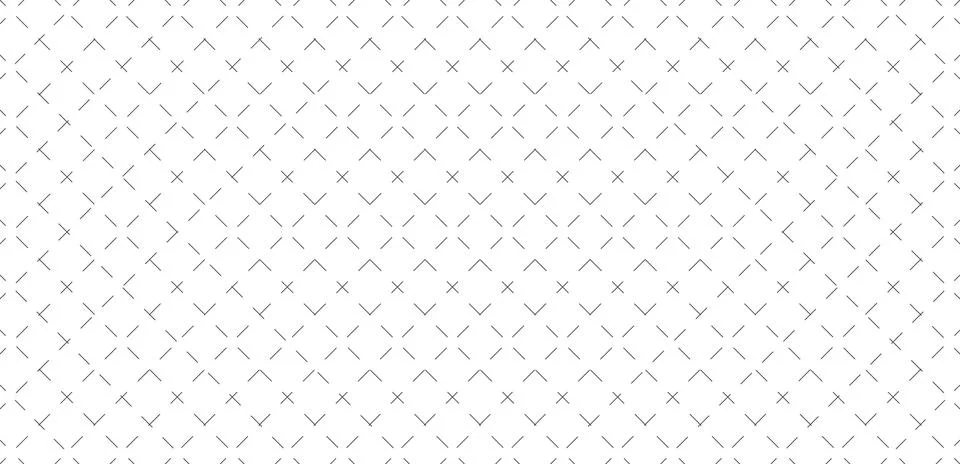 Seamless diagonal cross scatter pattern on white background. Stock Illustration