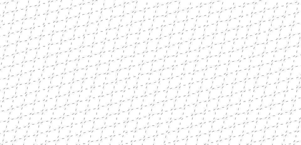 Seamless diagonal curved dash rain pattern background. Stock Illustration