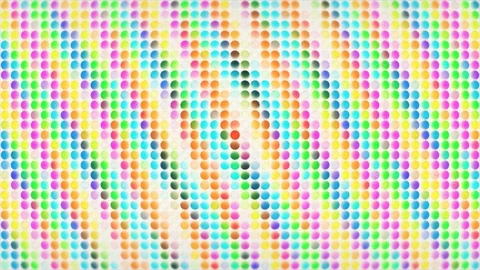 Seamless diagonal pattern of colorful geometric halftone spheres. Stock Footage 345576859