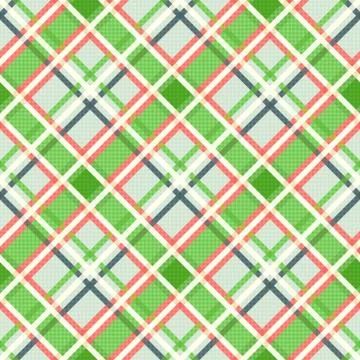 Seamless diagonal pattern in pattern in warm hues Stock Illustration