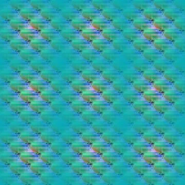 Seamless diagonal pattern in turquoise shades Stock Illustration