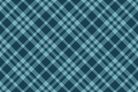 A seamless diagonal plaid pattern in cool blue and teal hues. This elegant fa 库存插图