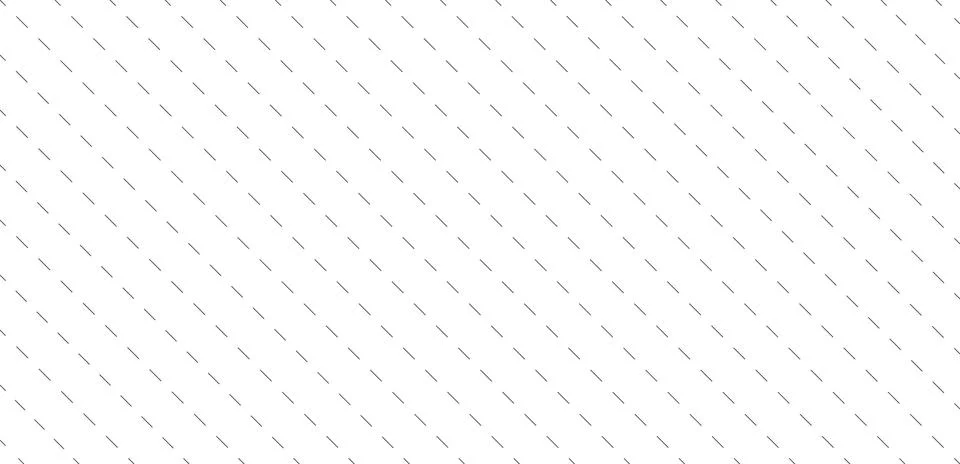 Seamless diagonal rain dash line pattern background. Stock Illustration