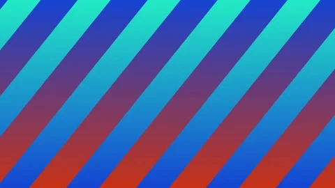 Seamless diagonal red and blue pattern stripe background. Simple and soft diagon Stock Footage 251895301