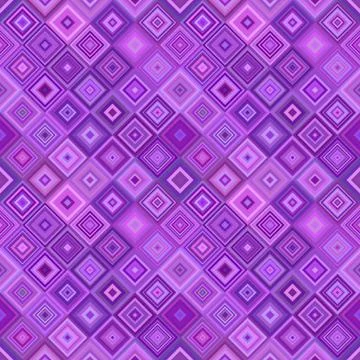 Seamless diagonal square mosaic pattern background Stock Illustration
