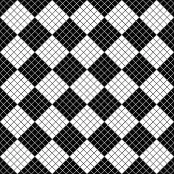 Seamless diagonal square pattern background - abstract vector graphic Иллюстрация