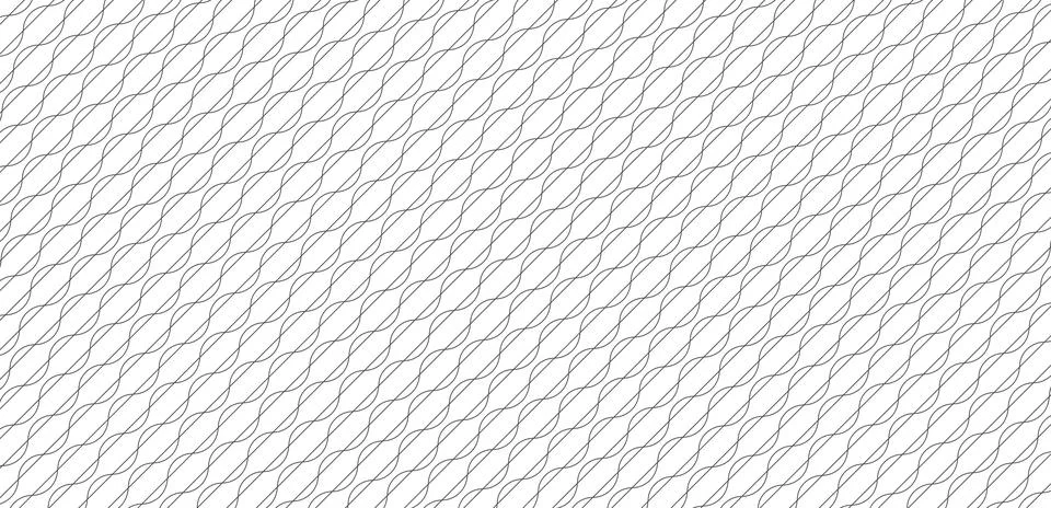Seamless diagonal wavy leaf mesh pattern background. Stock Illustration