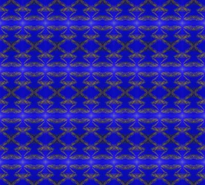 Seamless diamond pattern blue brown Stock Illustration