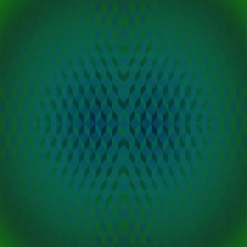 Seamless diamond pattern blue green centered and blurred Stock Illustration