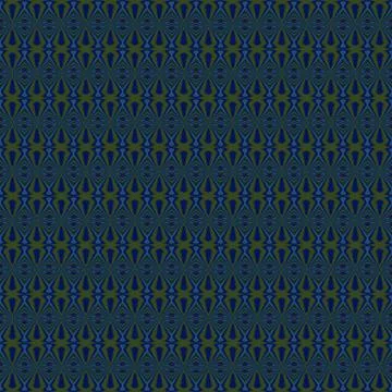 Seamless diamond pattern blue olive green Stock Illustration