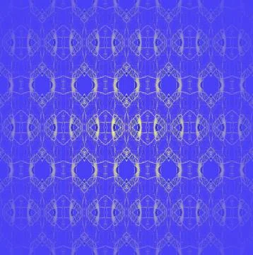 Seamless diamond pattern blue silver shining Stock Illustration