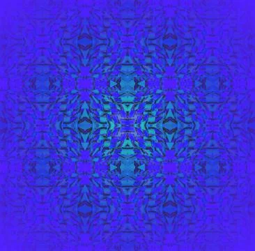 Seamless diamond pattern blue turquoise purple Stock Illustration