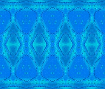 Seamless diamond pattern blue turquoise Stock Illustration