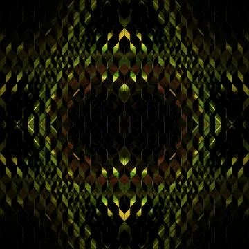 Seamless diamond pattern olive green brown black centered Stock Illustration