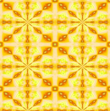 Seamless diamond pattern orange brown green Stock Illustration