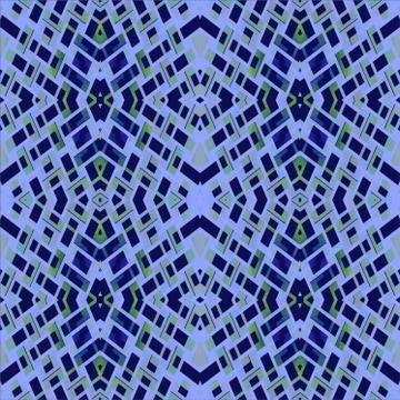 Seamless diamond pattern purple blue green gray Stock Illustration