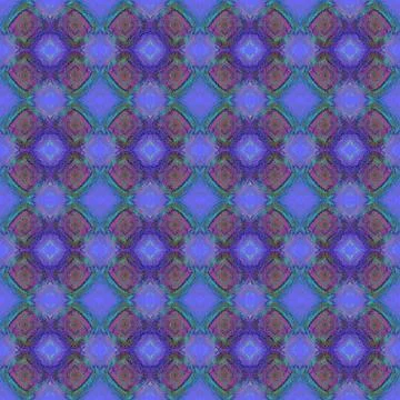 Seamless diamond pattern purple violet green Stock Illustration