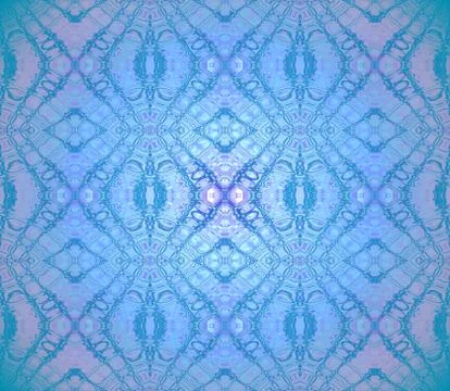 Seamless diamond pattern turquoise violet Stock Illustration