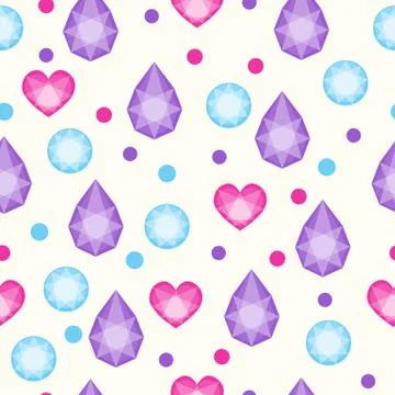 Seamless diamond pattern. Vector illustration Stock Illustration