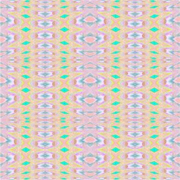 Seamless diamond pattern violet pink turquoise yellow gray Stock Illustration