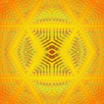 Seamless diamond pattern yellow orange centered Stock Illustration