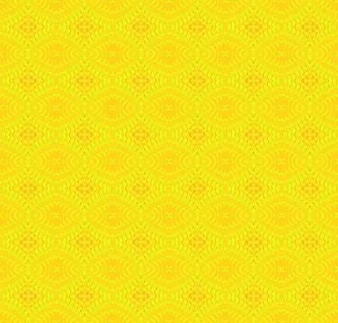 Seamless diamond pattern yellow single color Stock Illustration