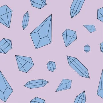 Seamless diamonds pattern. Stock Illustration