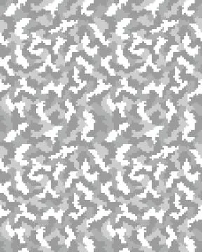 Seamless digital  camouflage Stock Illustration