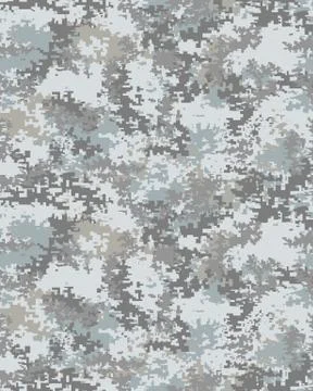 Seamless digital camouflage pattern Stock Illustration