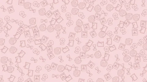 Seamless digital pattern communication technology background texture 库存影片 335937949