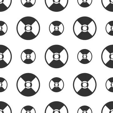 Seamless disks pattern Stock Illustration