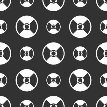 Seamless disks pattern Stock Illustration