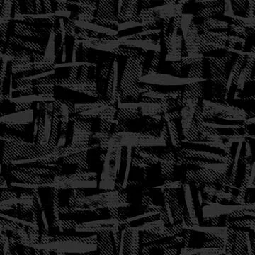 Seamless Distress Abstract Texture Pattern. Monochrome Vector. Stock Illustration