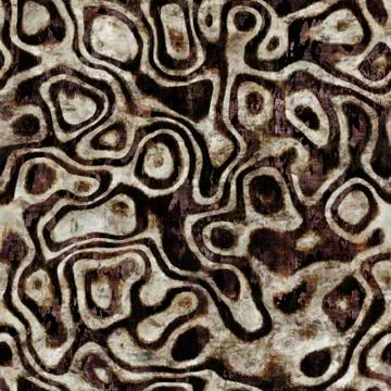 Seamless distressed brown painted texture background. Natural irregular mottled Stock Illustration