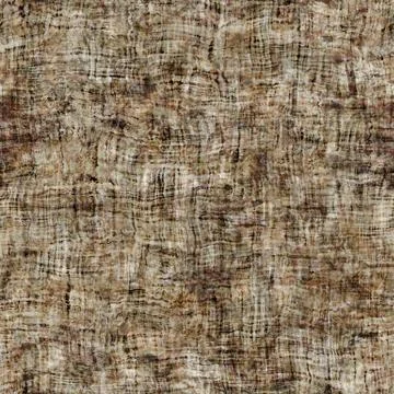 Seamless distressed brown painted texture background. Natural irregular mottled Stock Illustration