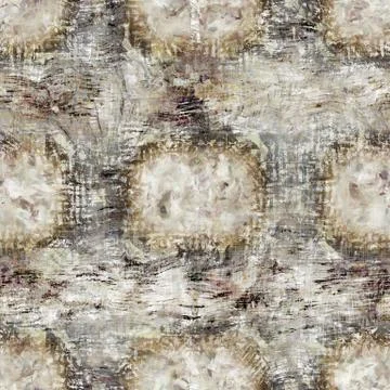 Seamless distressed brown painted texture background. Natural irregular mottled Illustrazione stock