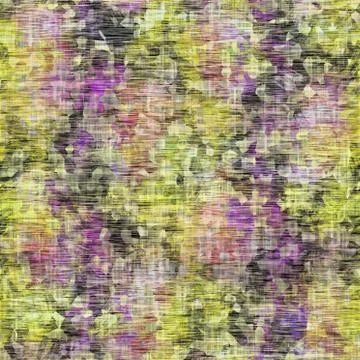 Seamless distressed mottled tie dye woven texture background.Distressed boho Stock Illustration
