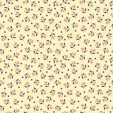 Seamless ditsy flowers Stock Illustration