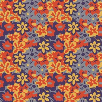 Seamless ditsy pattern Stock Illustration