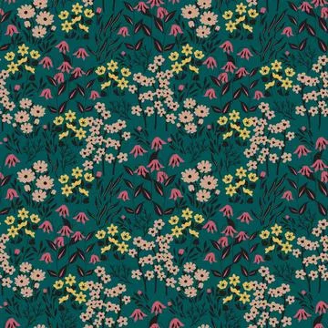 Seamless ditsy pattern Stock Illustration