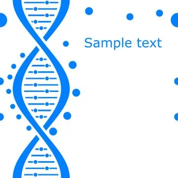 Seamless DNA background Stock Illustration