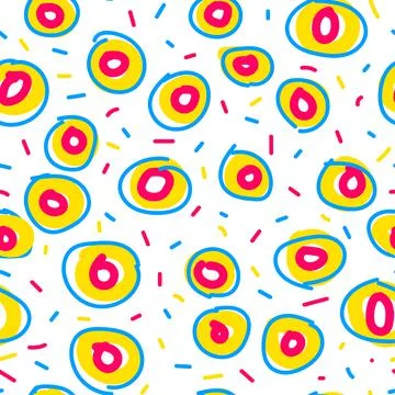 Seamless donut pattern 스톡 일러스트