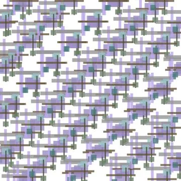 Seamless doodle multicoloure square shape pattern background Stock Illustration