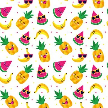 Seamless doodle pattern 2 Stock Illustration