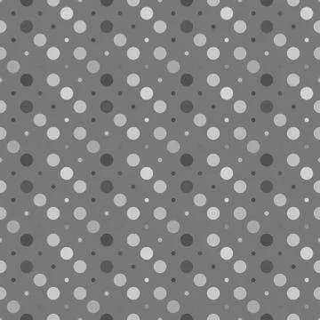 Seamless dot pattern background - abstract gray vector design Stockillustratie