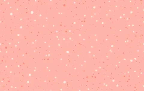Seamless dot pattern in pink. Randomly disposed spots. Dots background. Illustrazione stock