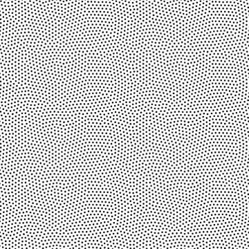 Seamless dot pattern with randomly disposed spots. Dotted background. Black and イラスト素材