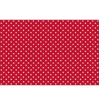 Seamless Dot Pattern. White Dots on Red Stock Illustration